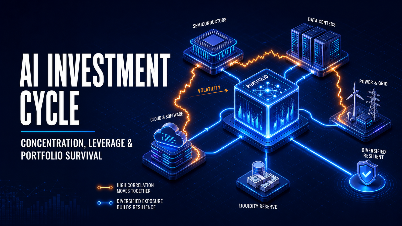 AI Investment Cycles, Portfolio Concentration, and the Cost of Being Early
